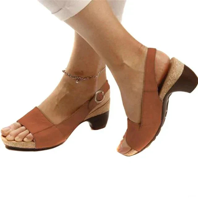 Isabelle | Sandales à Talon Slingback Confortables pour le Quotidien