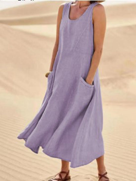 Annalisse - Robe en Coton pour Femmes – Décontractée & Pratique