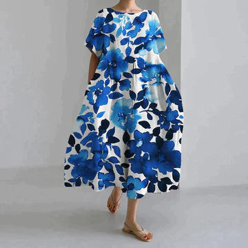 Florie – Robe à Imprimé Floral pour Femmes – Décontractée & Élégante