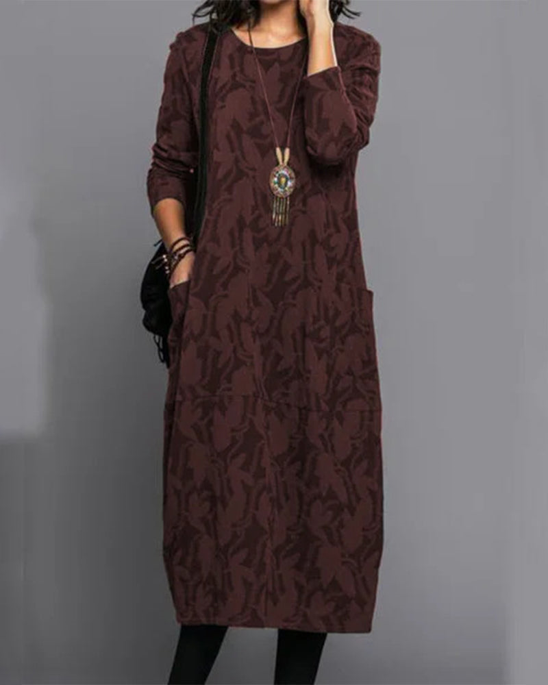 Léna – Robe d’Hiver pour Femmes – Chaude & Décontractée