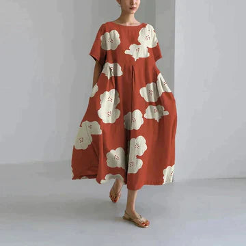 Florie – Robe à Imprimé Floral pour Femmes – Décontractée & Élégante