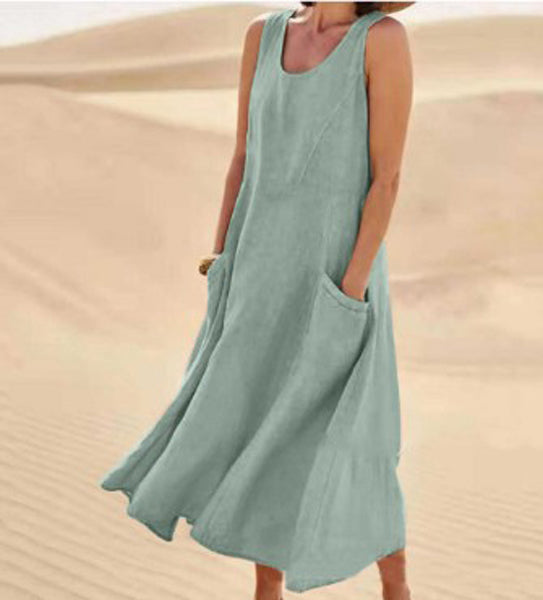 Annalisse - Robe en Coton pour Femmes – Décontractée & Pratique