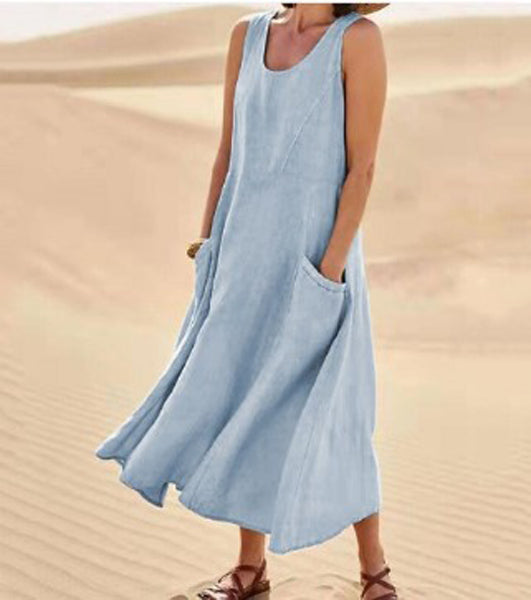 Annalisse - Robe en Coton pour Femmes – Décontractée & Pratique
