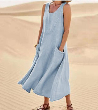 Annalisse - Robe en Coton pour Femmes – Décontractée & Pratique