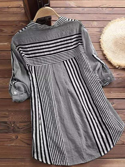 Anaïs – Blouse Rayée pour Femmes – Fraîche & Moderne